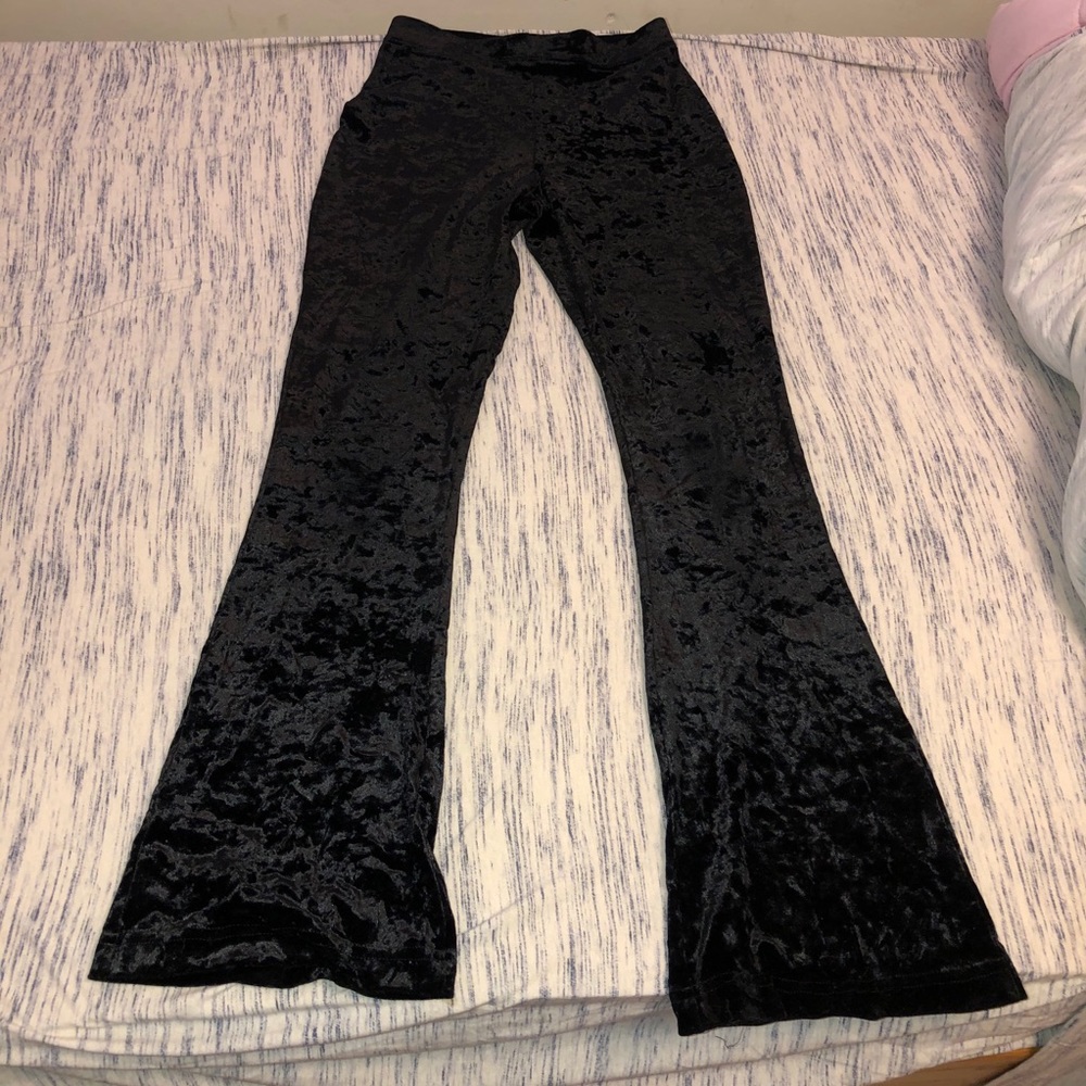 **sold**💄 The Limited - EUC Vintage Crushed Velvet Pants - Picture 3 of 13